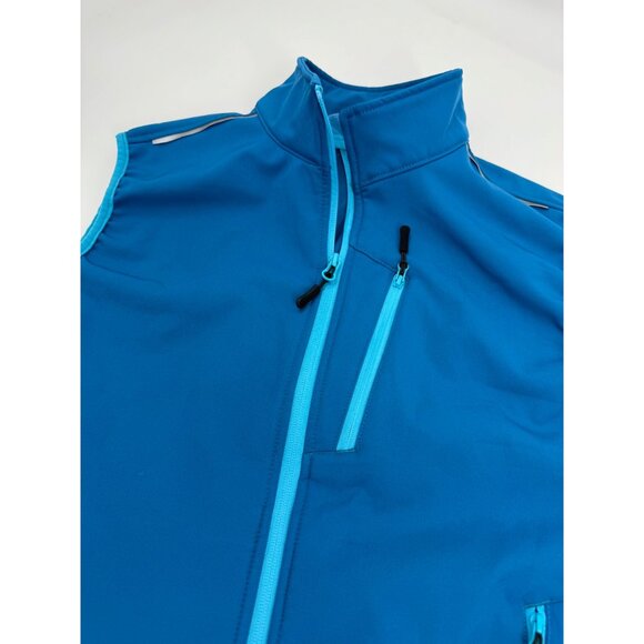 Little Donkey Andy Womens Softshell Vest Blue M Lightweight Windproof Water-Resi - Picture 4 of 14